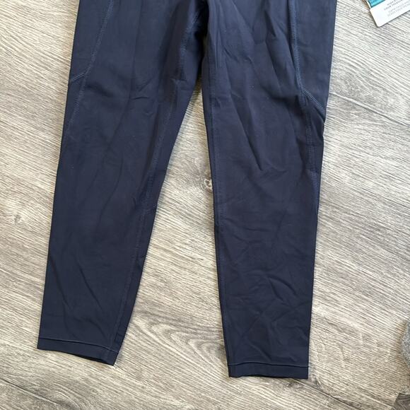 NWT Athleta Girl High Rise Stash Your Treasures Capri Tight Navy Size Large/12 - Picture 4 of 15